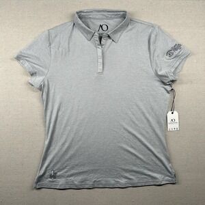 Anderson Ord Shirt Womens L Performance Golf Stretch Heather Embroidery FCA